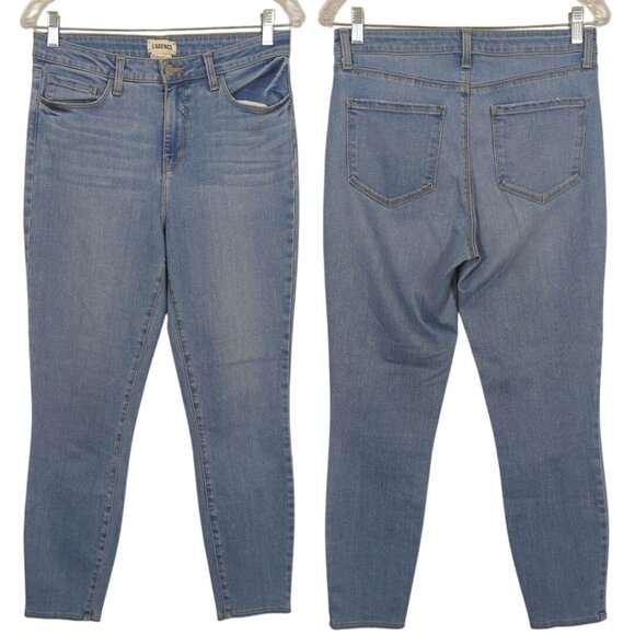 L'agence women's Margot‎ High Rise Cropped Skinny Light blue Jeans size 29 - Picture 1 of 13